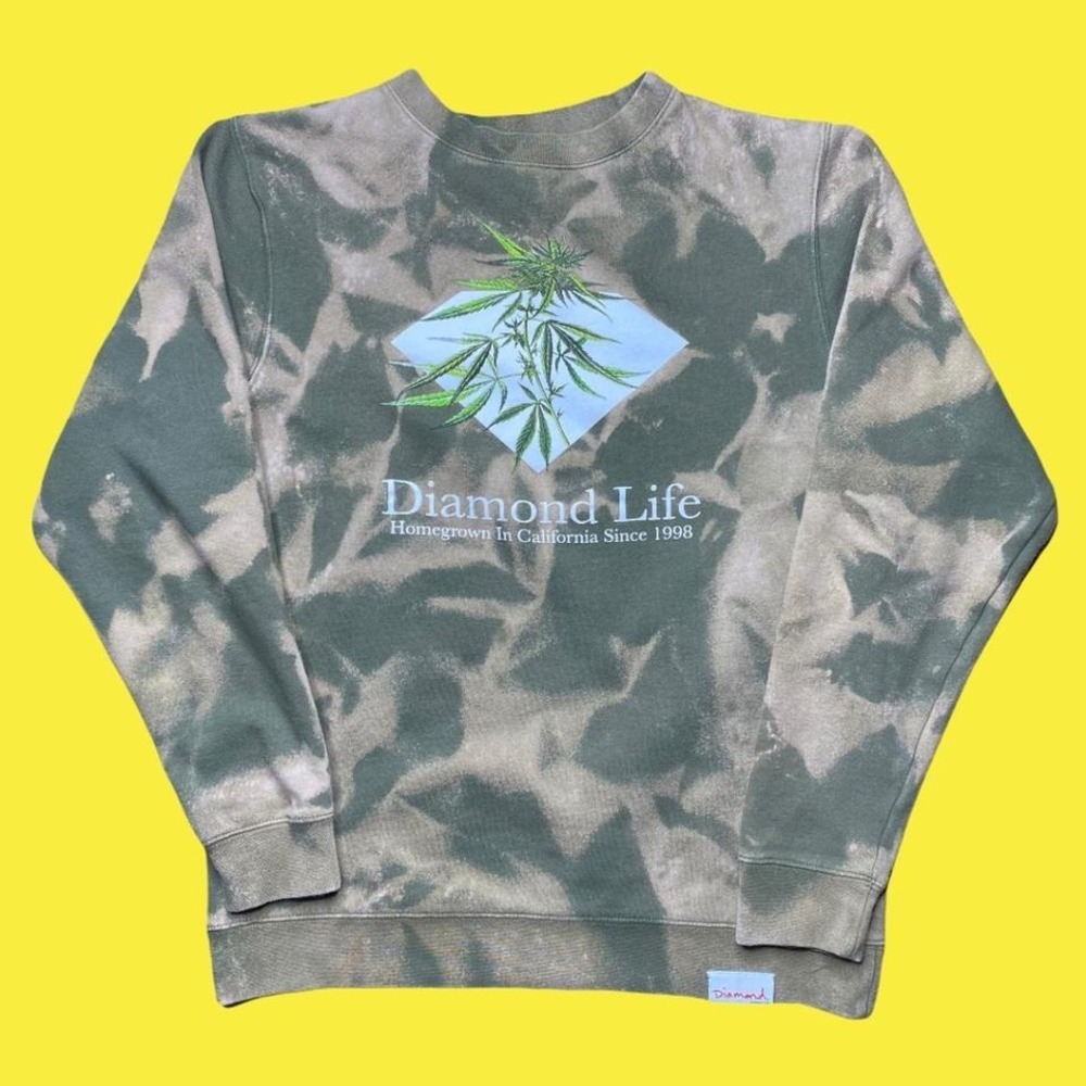 DIAMOND SUPPLY CO‎ bleached sweater